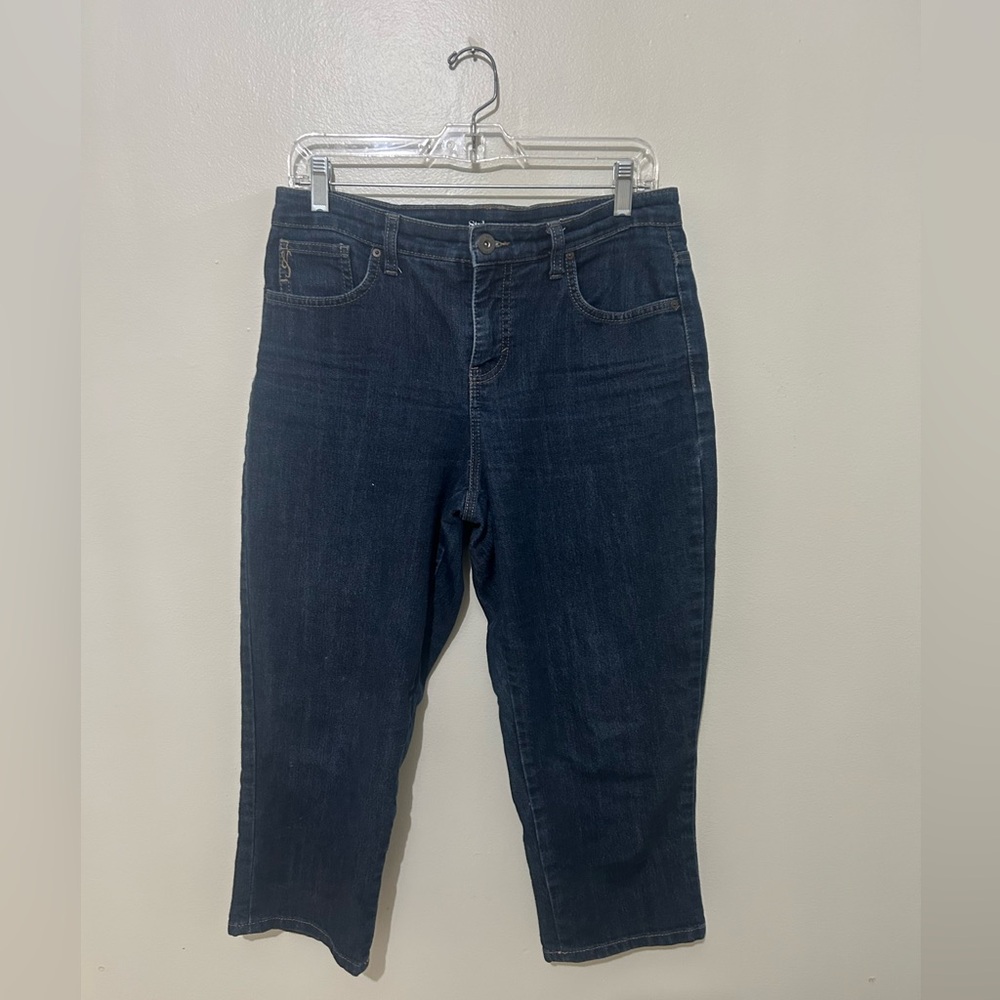 STYLE & CO. | Deep Indigo Capri Denim Jeans, Size 8